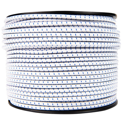 Abdeckplanemarkt Elastische Kordel 6mm blau-weiß gestreift