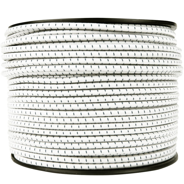 Abdeckplanemarkt Elastische Kordel 6mm schwarz-weiß gestreift