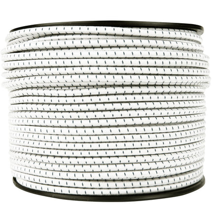 Abdeckplanemarkt Elastische Kordel 6mm schwarz-weiß gestreift