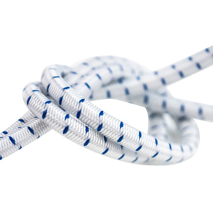 Abdeckplanemarkt Elastische Kordel 8mm blau-weiß gestreift