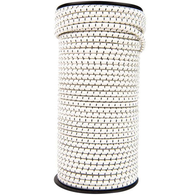 Abdeckplanemarkt Elastische Kordel 8mm schwarz und weiß gestreift