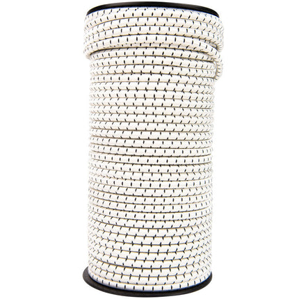 Abdeckplanemarkt Elastische Kordel 8mm schwarz und weiß gestreift