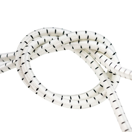 Abdeckplanemarkt Elastische Kordel 8mm schwarz und weiß gestreift