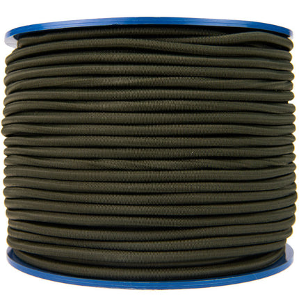 Abdeckplanemarkt Elastische Schnur 6mm Armee grün