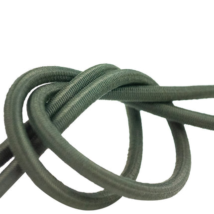 Abdeckplanemarkt Elastische Schnur 6mm Armee grün
