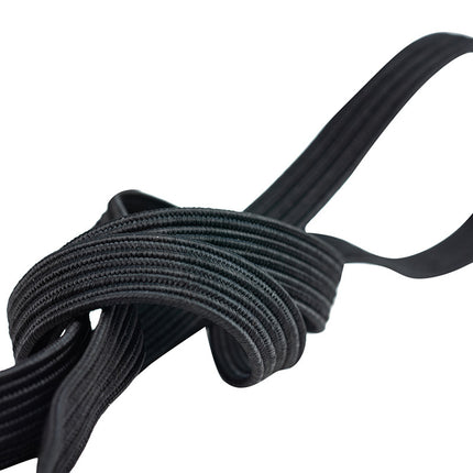 Abdeckplanemarkt Elastische Schnur flach 16mm schwarz