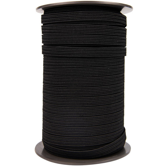 Abdeckplanemarkt Elastische Schnur flach 16mm schwarz