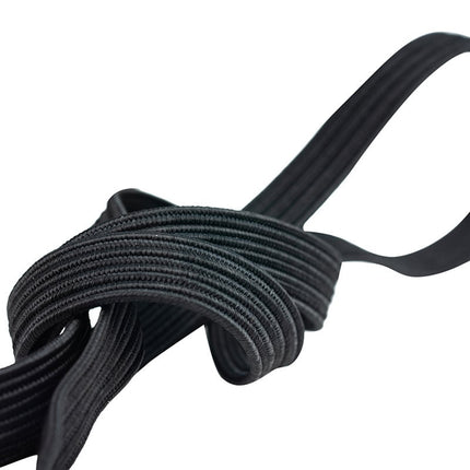 Abdeckplanemarkt Elastische Schnur flach 16mm schwarz