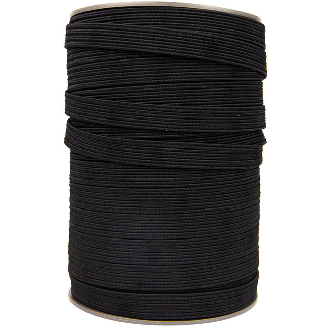 Abdeckplanemarkt Elastische Schnur flach 22mm schwarz