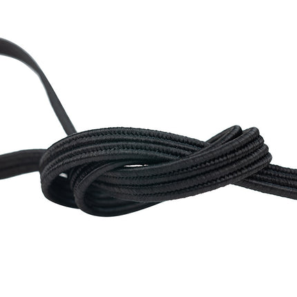 Abdeckplanemarkt Elastische Schnur flach 22mm schwarz