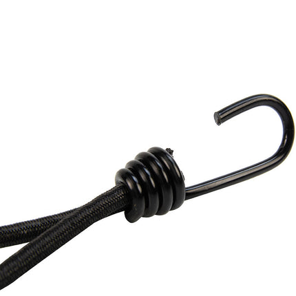 Abdeckplanemarkt Elastischer Spanner 6mm Spin Haken 13cm schwarz belastbar bis 15KG PP