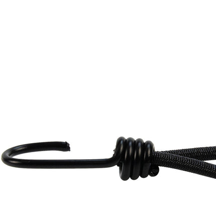 Abdeckplanemarkt Elastischer Spanner 6mm Spin Haken 13cm schwarz belastbar bis 15KG PP