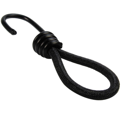 Abdeckplanemarkt Elastischer Spanner 6mm Spin Haken 13cm schwarz belastbar bis 15KG PP