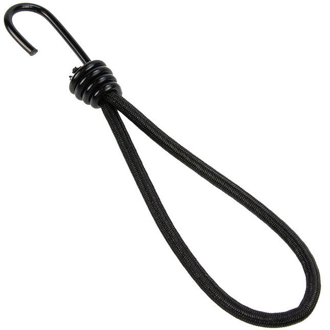 Abdeckplanemarkt Elastischer Spanner 6mm Spin Haken 18cm schwarz belastbar bis 15KG