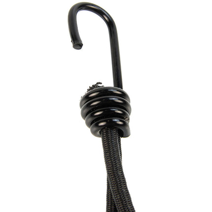 Abdeckplanemarkt Elastischer Spanner 6mm Spin Haken 18cm schwarz belastbar bis 15KG