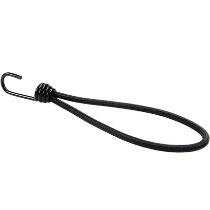 Abdeckplanemarkt Elastischer Spanner 6mm Spin Haken 18cm schwarz belastbar bis 15KG