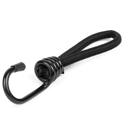 Abdeckplanemarkt Elastischer Spanner 6mm Spin Haken 20cm schwarz belastbar bis 15KG