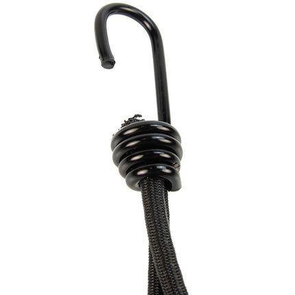 Abdeckplanemarkt Elastischer Spanner 6mm Spin Haken 20cm schwarz belastbar bis 15KG