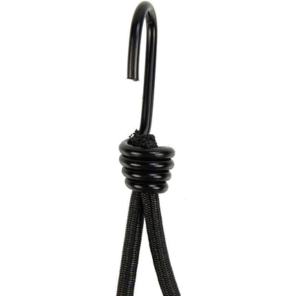 Abdeckplanemarkt Elastischer Spanner 6mm Spin Haken 25cm schwarz belastbar bis 15KG