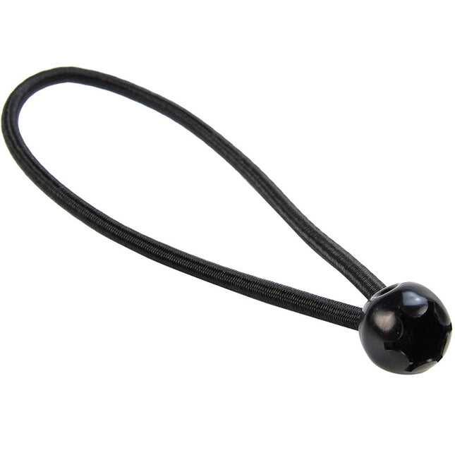 Abdeckplanemarkt Elastischer Spanner schwarz 6mm 18cm mit Ball