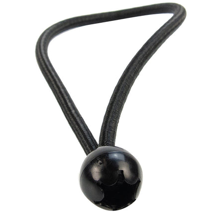 Abdeckplanemarkt Elastischer Spanner schwarz 6mm 18cm mit Ball