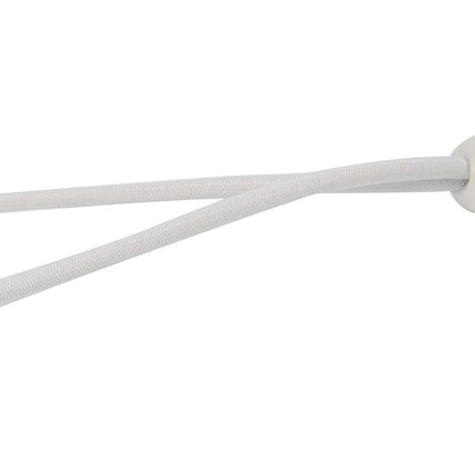 Abdeckplanemarkt Elastischer Spanner weiß 6mm 18cm mit Ball