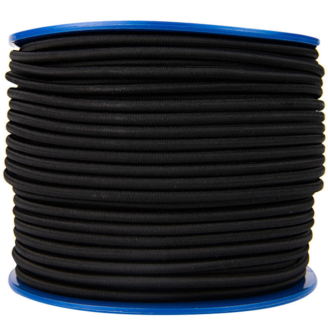 Abdeckplanemarkt Expanderseil 6 mm Schwarz