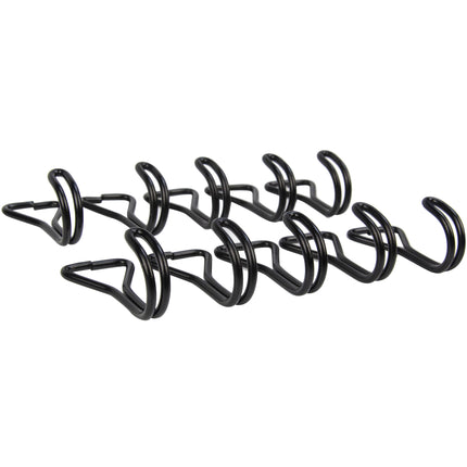 Abdeckplanemarkt Flacher Doppelhaken 61mm 10 Stück