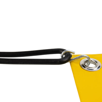 Abdeckplanemarkt Gummiband mit S-Haken 20cm elastisch schwarz