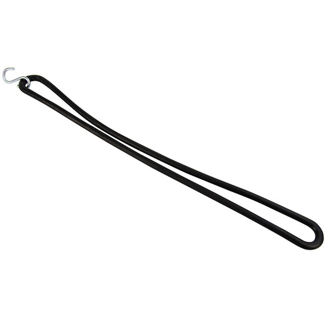 Abdeckplanemarkt Gummiband mit S-Haken 40cm elastisch schwarz