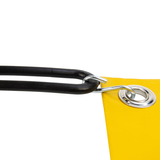 Abdeckplanemarkt Gummiband mit S-Haken 40cm elastisch schwarz