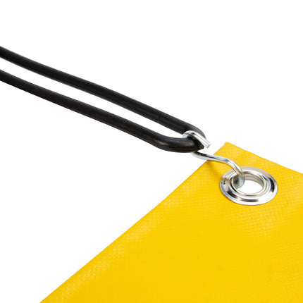 Abdeckplanemarkt Gummiband mit S-Haken 40cm elastisch schwarz