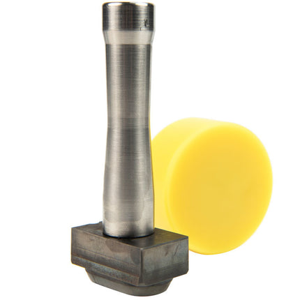 Abdeckplanemarkt Hohlfuß 42x22mm oval aus Edelstahl