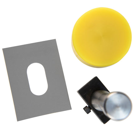 Abdeckplanemarkt Hohlfuß 42x22mm oval aus Edelstahl