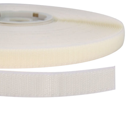 Abdeckplanemarkt Klettverschluss 20mm selbstklebend Acrylhaken weiß