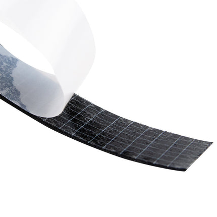 Abdeckplanemarkt Klettverschluss 20mm selbstklebende Acryl-Schleife schwarz