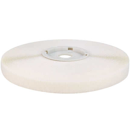 Abdeckplanemarkt Klettverschluss 20mm selbstklebende Acryl-Schleife weiß