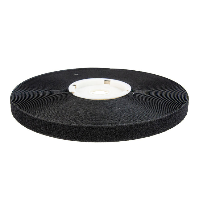 Abdeckplanemarkt Klettverschluss 20mm selbstklebende Schlaufe schwarz