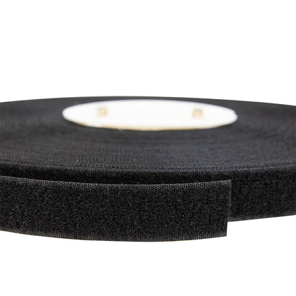 Abdeckplanemarkt Klettverschluss 20mm selbstklebende Schlaufe schwarz