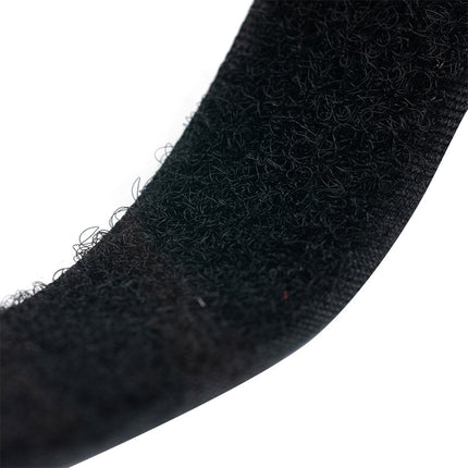 Abdeckplanemarkt Klettverschluss 20mm selbstklebende Schlaufe schwarz
