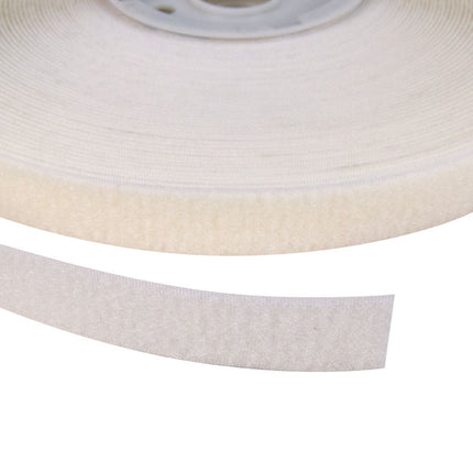 Abdeckplanemarkt Klettverschluss 20mm selbstklebende Schlaufe weiß