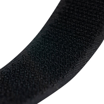 Abdeckplanemarkt Klettverschluss 20mm selbstklebender Haken schwarz