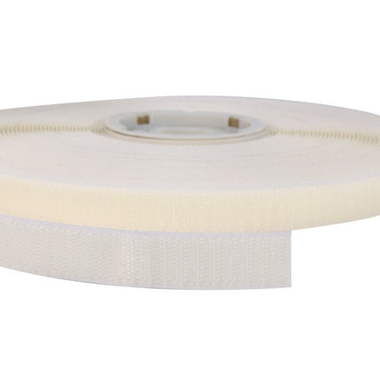 Abdeckplanemarkt Klettverschluss 20mm selbstklebender Haken weiß