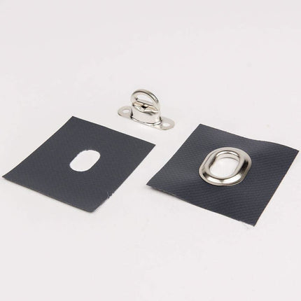 Abdeckplanemarkt Metall Ösen oval 22,5 x 13,5