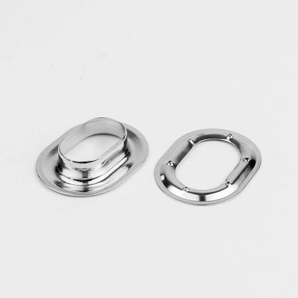 Abdeckplanemarkt Metall Ösen oval 22,5 x 13,5