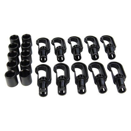 Abdeckplanemarkt Musketenhaken aus Kunststoff 6mm 10 Stück