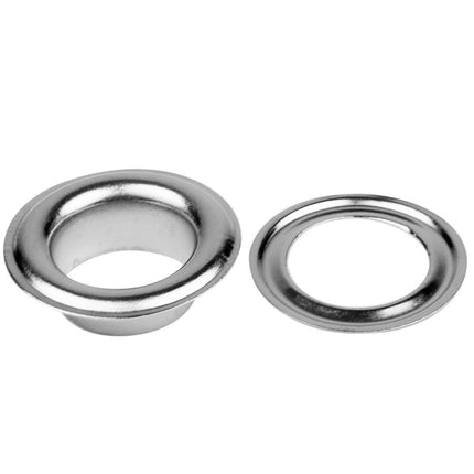 Abdeckplanemarkt Pro Serie Ösen/Metall Ösen 14mm kopro vernickelt 50 Stück