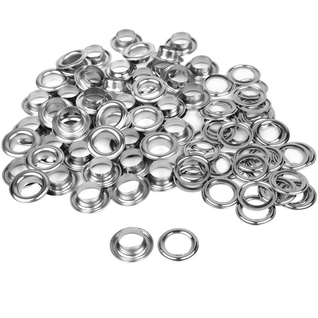 Abdeckplanemarkt Pro Serie Ösen/Metall Ösen 14mm kopro vernickelt 50 Stück
