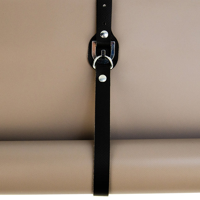 Abdeckplanemarkt PVC-Angelband + D-Ring verzinkt 50cm schwarz