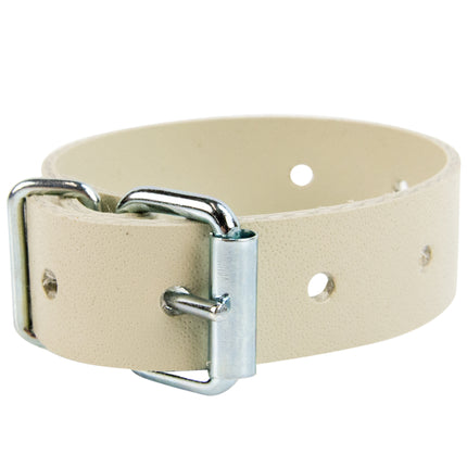 Abdeckplanemarkt PVC-Gürtel mit Schnalle 25cm creme